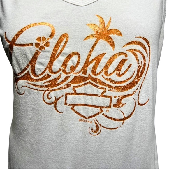 Harley-Davidson Aloha Big Island Kona Hawaii Tank Top 1.  1XL-3XL (runs small) - Picture 3 of 13